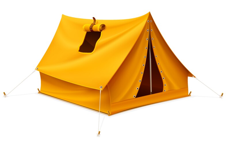 camping tent vector