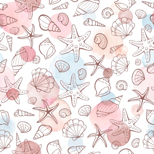 Coffee time pattern Royalty Free Vector Image - VectorStock