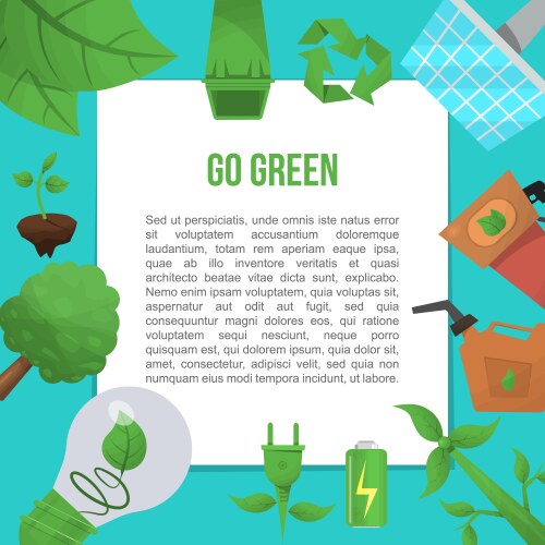 Environmental pollution poster Royalty Free Vector Image