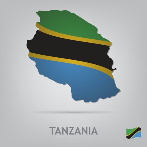 Tanzania vector image