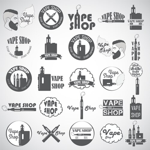 Vape logo Vector Images & Graphics for Commercial Use | VectorStock