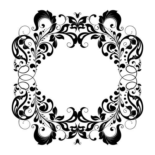 Ornamental vintage frame Royalty Free Vector Image