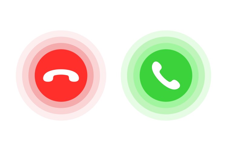 Accept Decline Phone Icons Vector Images (over 330)