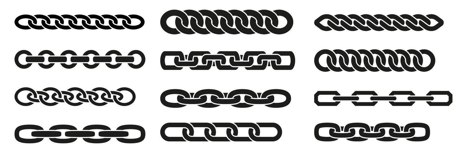 Chain borders Vector Images & Graphics for Commercial Use