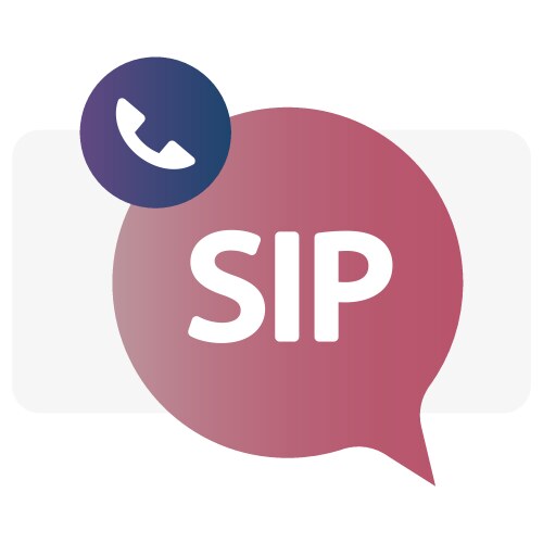 Sip message text dialog chat speech vector image