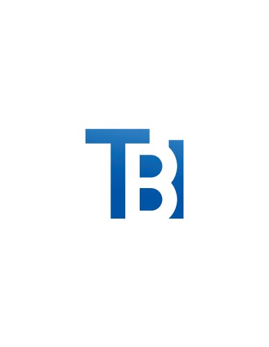 initial tb logo image vector image