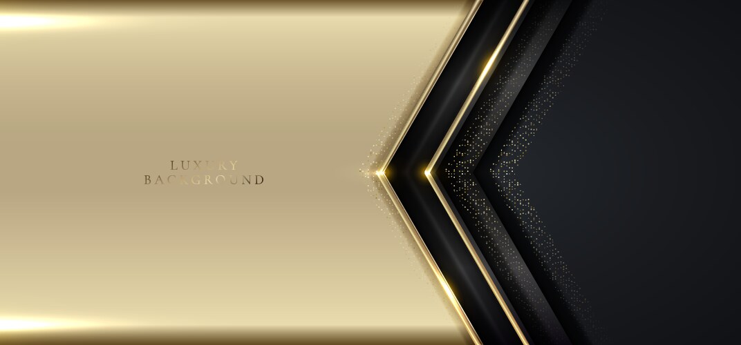 Black elegant promotion banner design abstract Vector Image