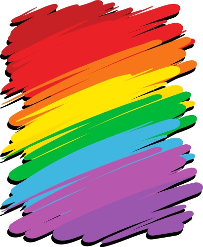 Rainbow Color Backdrop vector image