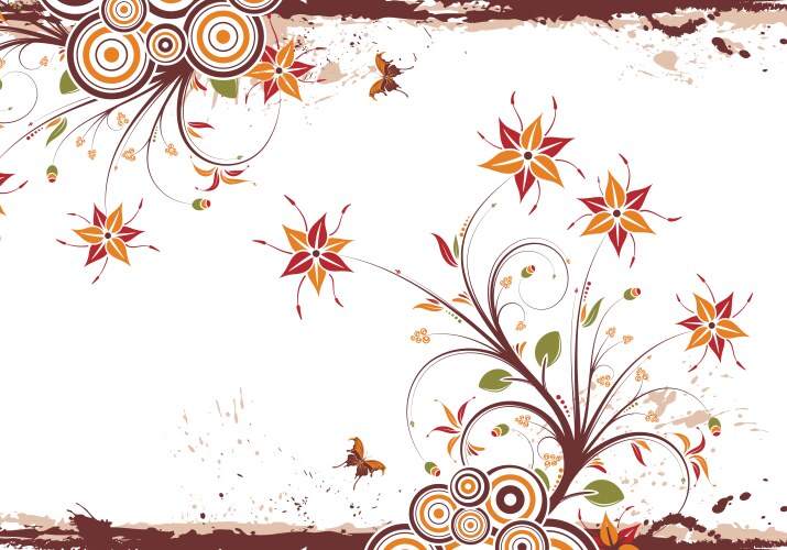 Fashion seamless texture with fantasy flowers Vector Image