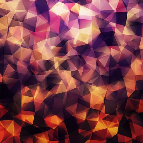 Red abstract polygonal background Royalty Free Vector Image