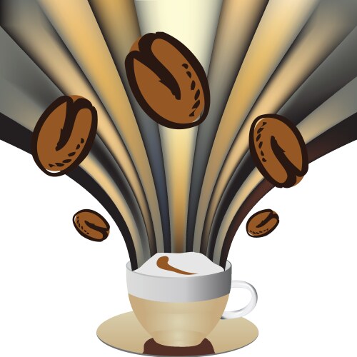 Virtual Coffe Vector Coffee Royalty Free Vector Image - VectorStock