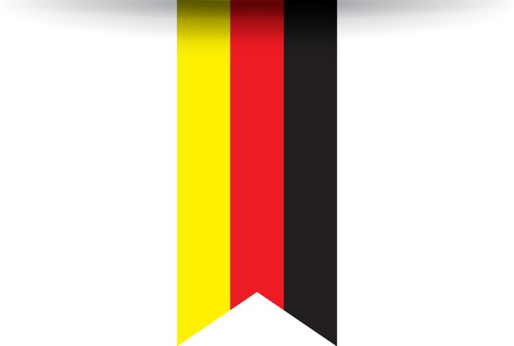 german flag vector image