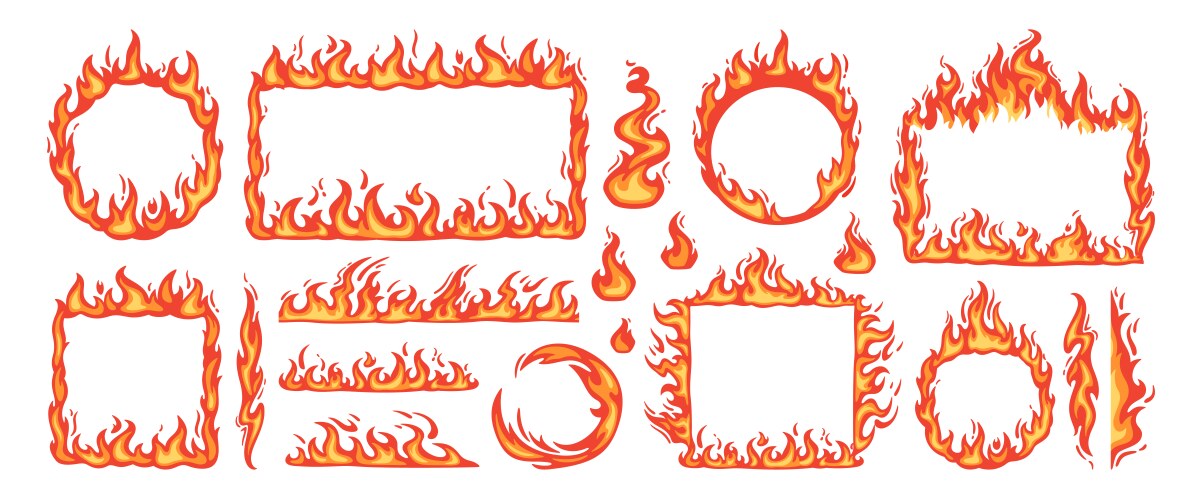 Fire Border Vector Images (over 7,200)