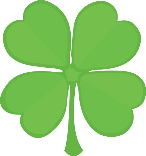 Three leaf clover Royalty Free Vector Image - VectorStock