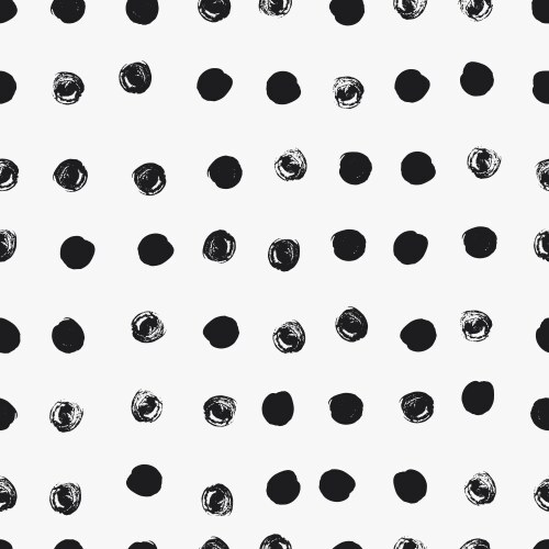 Seamless polka dot pattern Royalty Free Vector Image