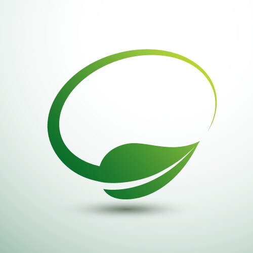 Green leaf labels Royalty Free Vector Image - VectorStock