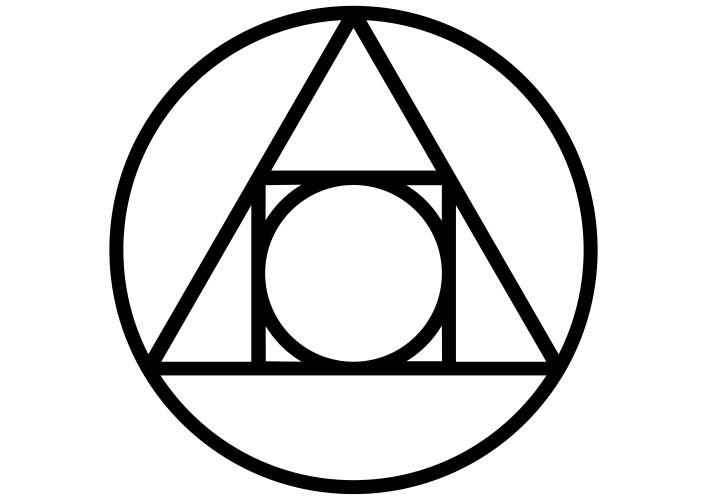 philosophers stone vector image