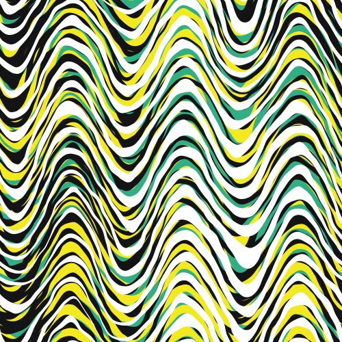 Blue and yellow geometric seamless pattern Vector Image