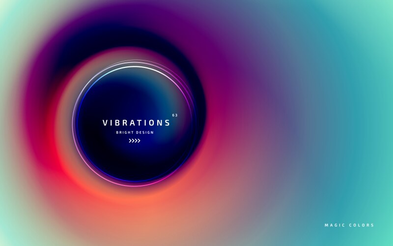 Abstract background with fluid colorful gradient vektorbild