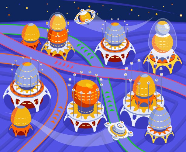 Alien background Royalty Free Vector Image - VectorStock