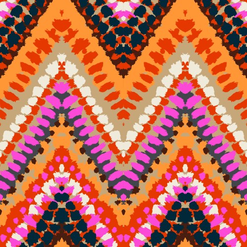 Tribal ethnic seamless pattern Royalty Free Vector Image