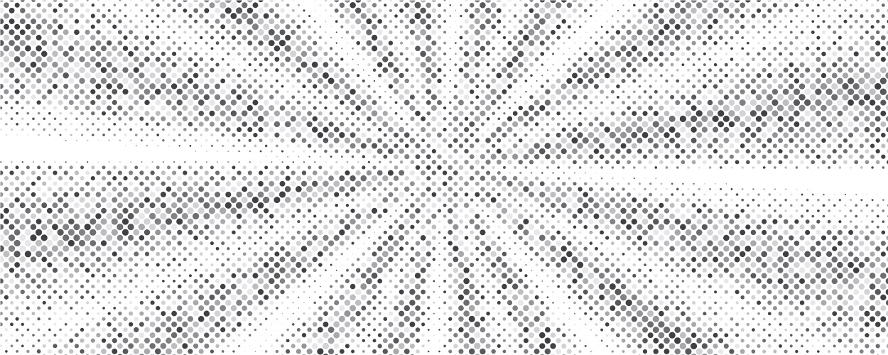 Sun rays halftone background white and grey vector image