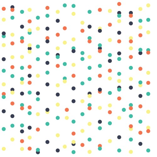 Golden confetti dots seamless pattern Royalty Free Vector