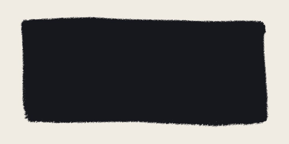 Rough edged rectangle frame in black grunge torn Vector Image