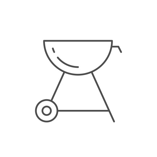 Barbecue Grill Icon Vector Image