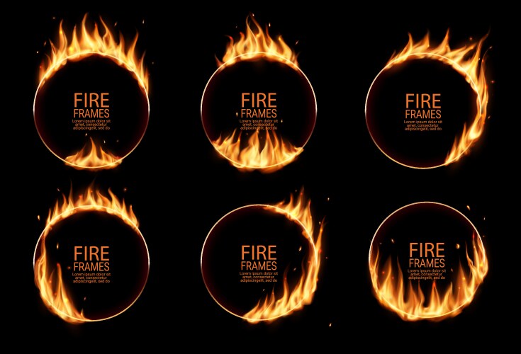 Fire Border Vector Images (over 7,000)