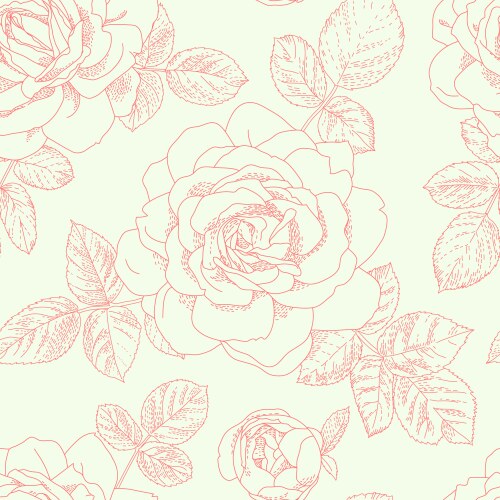 Seamless floral pattern Royalty Free Vector Image