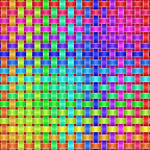 Seamless colorful rainbow colors background Vector Image