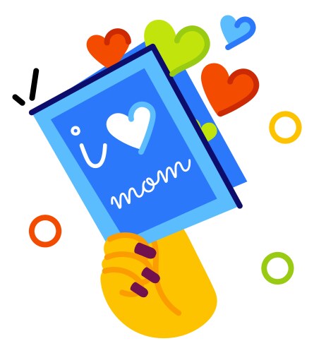 My Mom Royalty Free Vector Image Vectorstock