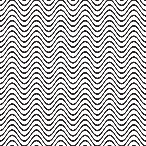 Seamless wavy line pattern Royalty Free Vector Image