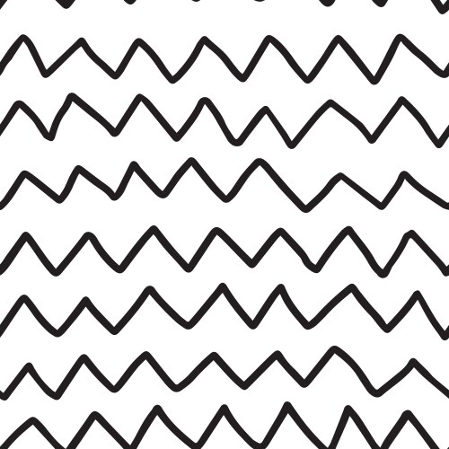 Zig Zag Scribble Pattern vector image