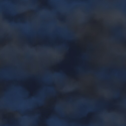 Dark Sky with Clouds vector image