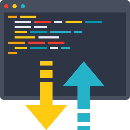 Application programming interface api vektorbild