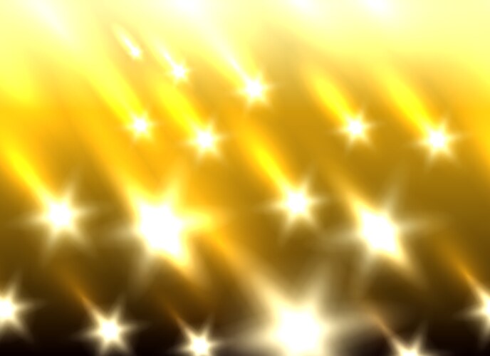 Gold stars sparkle glitter symbols Royalty Free Vector Image