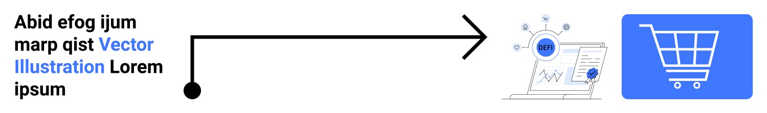 Digital workflow transition from data analysis vector image