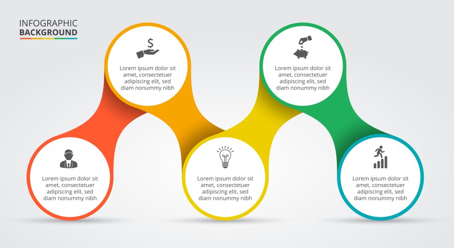 Step infographic process flow chart timeline Vector Image