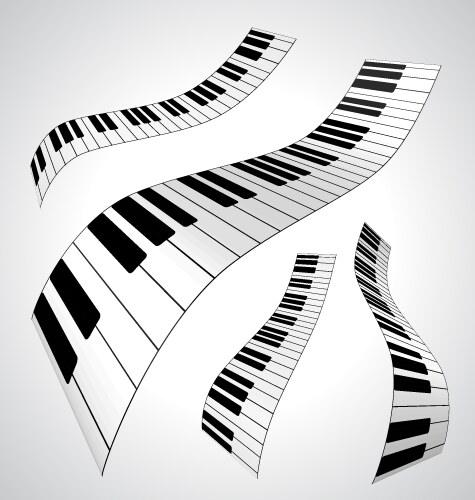 Piano Keys Curved Vector Images (over 260)