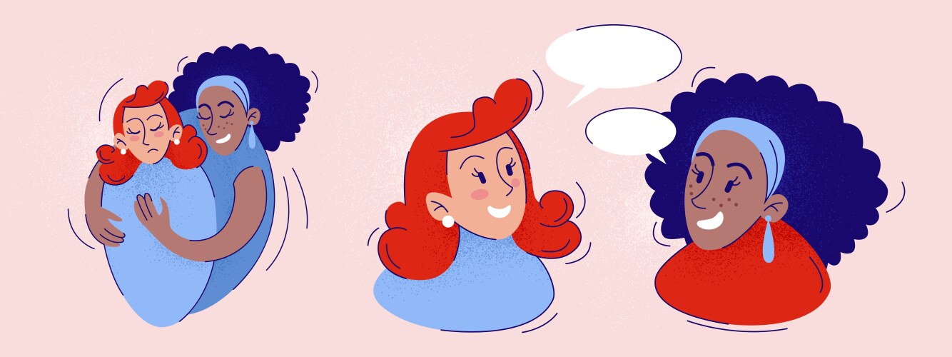 Empathy Cartoon Vector Images Graphics For Commercial Use Vectorstock