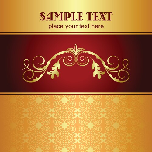 Golden background Royalty Free Vector Image - VectorStock