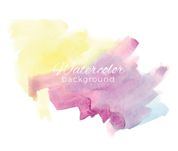 Colorful watercolor background Vector Image