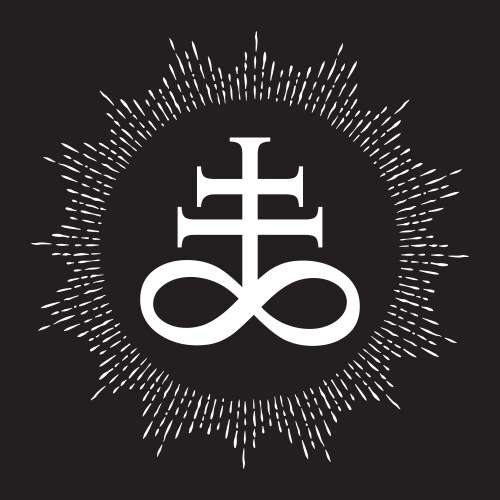 Leviathan Cross - Alchemical Symbol Vector Image