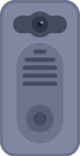 Modern intercom system displaying security vector image