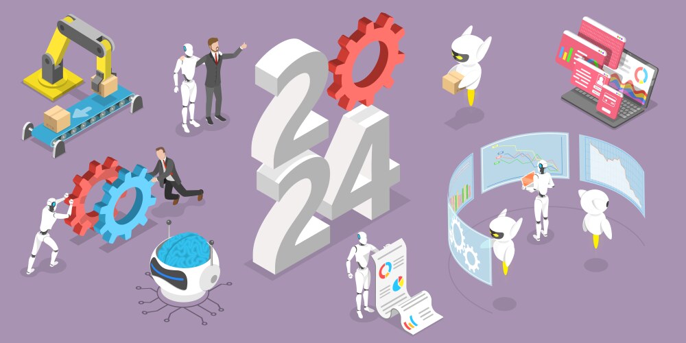 3d isometric flat conceptual Royalty Free Vector Image