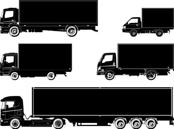 Trucks Royalty Free Vector Image - VectorStock