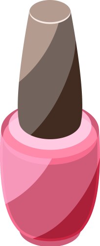 Nail polish icon vector image