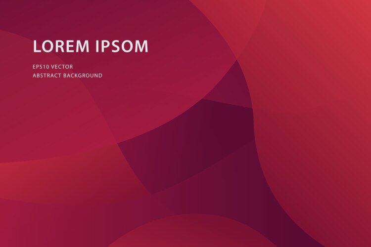 Empty red stage background Royalty Free Vector Image
